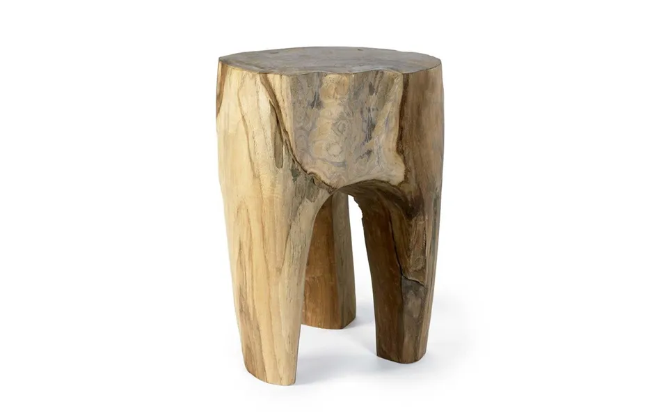 Nordal - low stool, teak