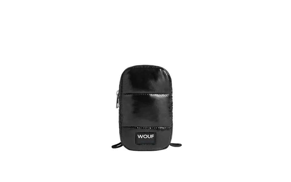 Wouf - Black Glossy Mobiltaske