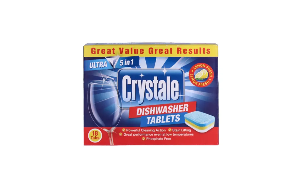 Crystale Dishwasher Tablets 324 G