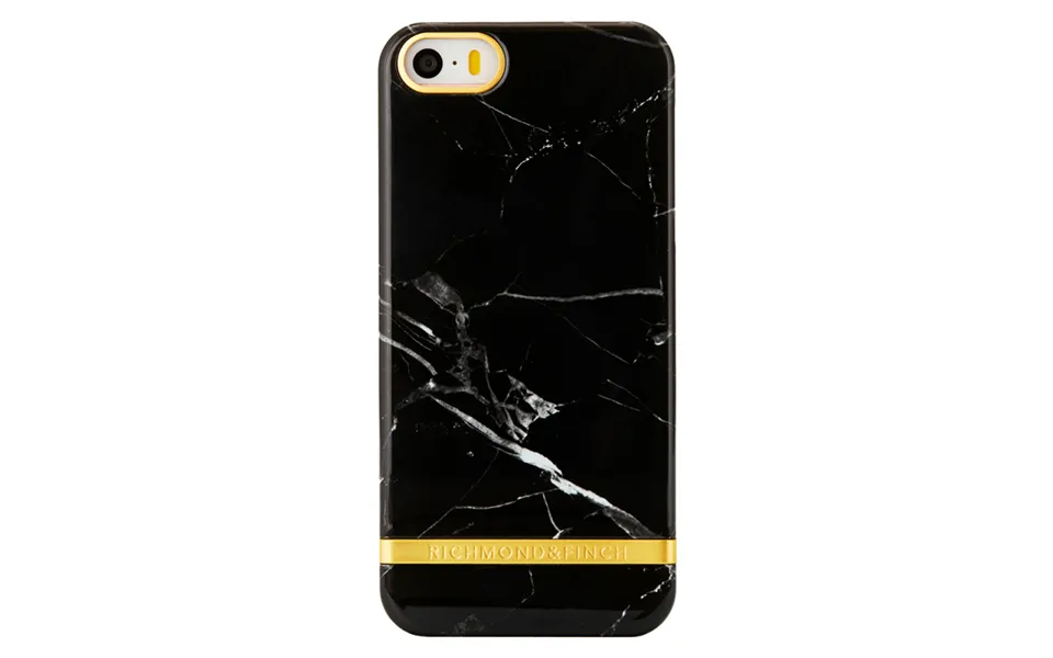 Richmond And Finch Black Marble - Gold Iphone 6 Plus 6s Plus Cover Beskadiget Emballage