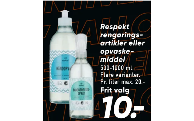 Respekt Rengøringsartikler Eller Opvaskemiddel product image