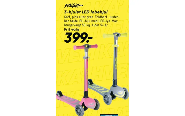 3-Hjulet part scooters product image