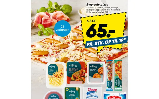 Byg-selv Pizza product image