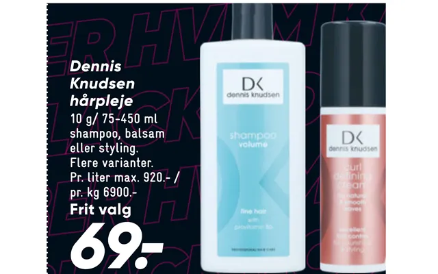 Dennis Knudsen Hårpleje product image