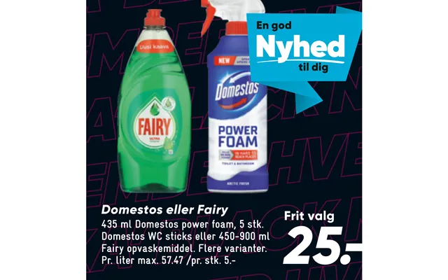 Domestos Eller Fairy product image