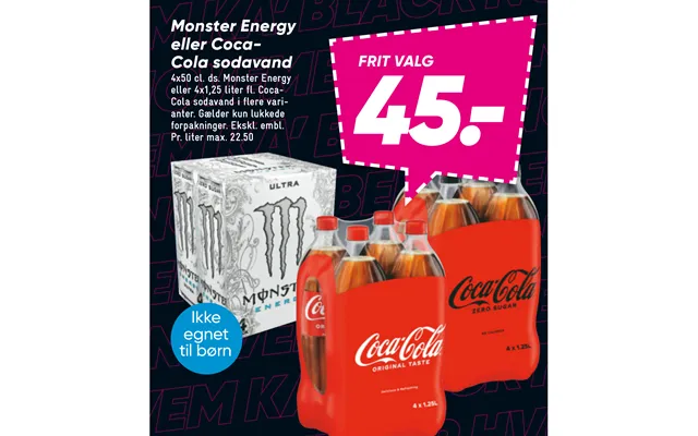 Monster Energy Eller Cocacola Sodavand product image