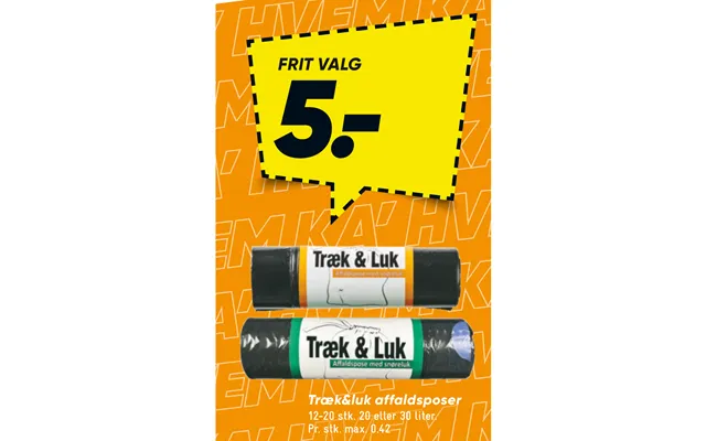 Træk&luk Affaldsposer product image