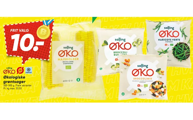 Organic vegetables product image