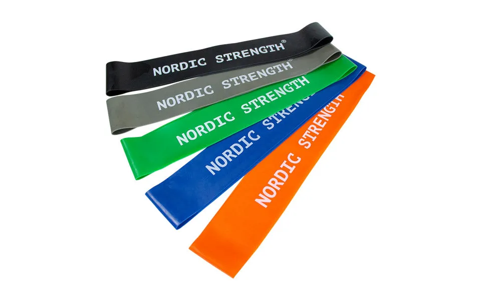 Træningselastik 5-pack - Nordic Strength