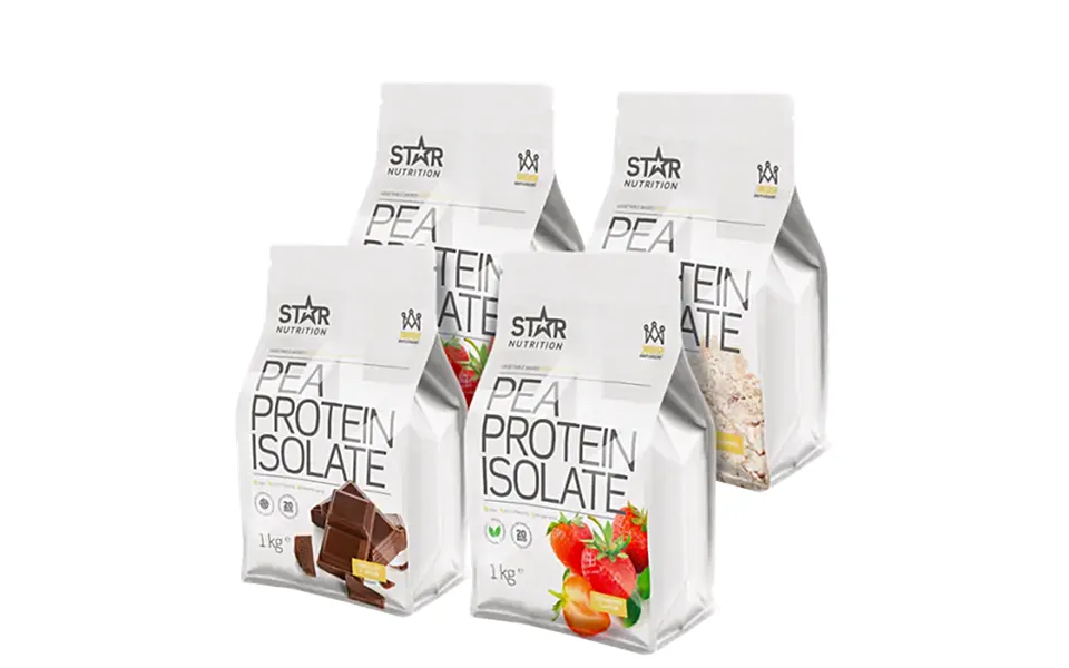 Pea Protein Isolate Mix & Match - 4 X 1 Kg