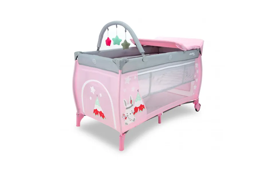 Asalvo cot complet with action - changing table past, the laws opening