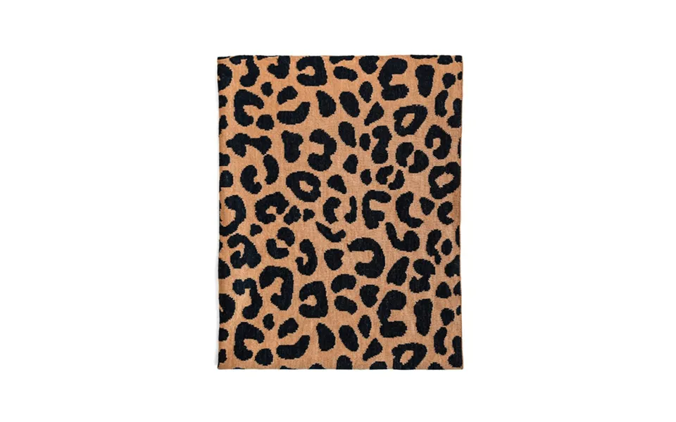 Leopardmønstret Tæppe - Brunt