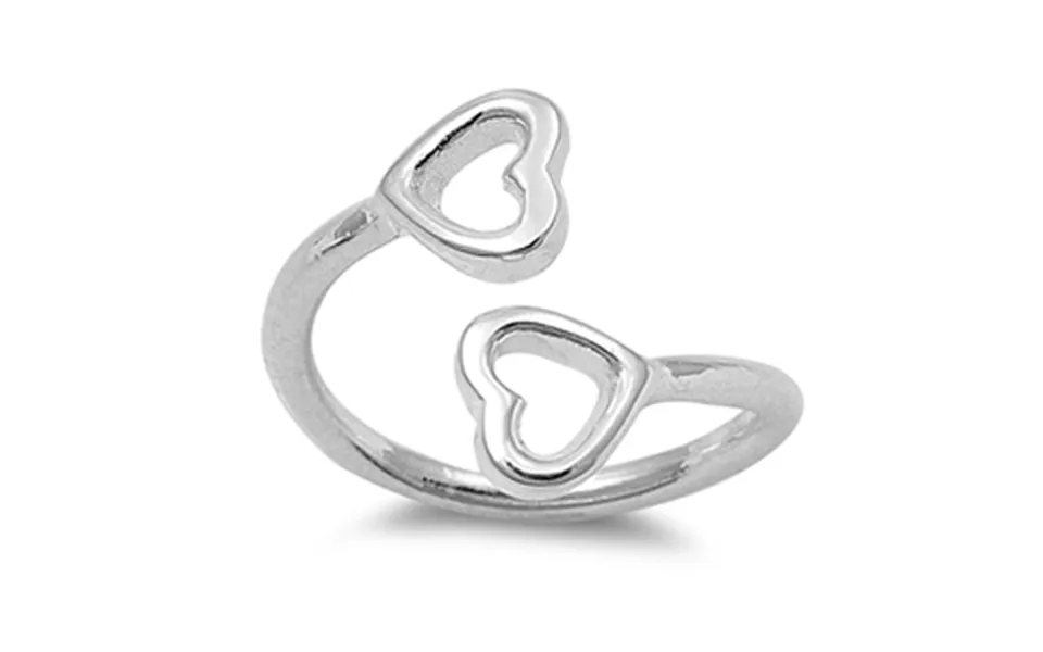 Toe ring with hearts