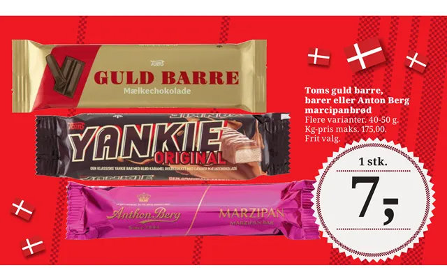 Toms Guld Barre, Barer Eller Anton Berg Marcipanbrød product image