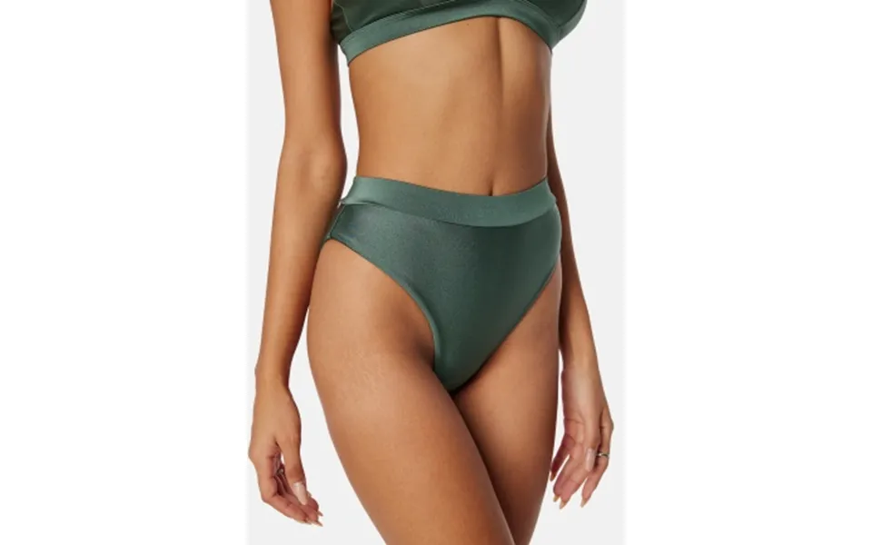 Bubbleroom high waist bikini bottom green 38