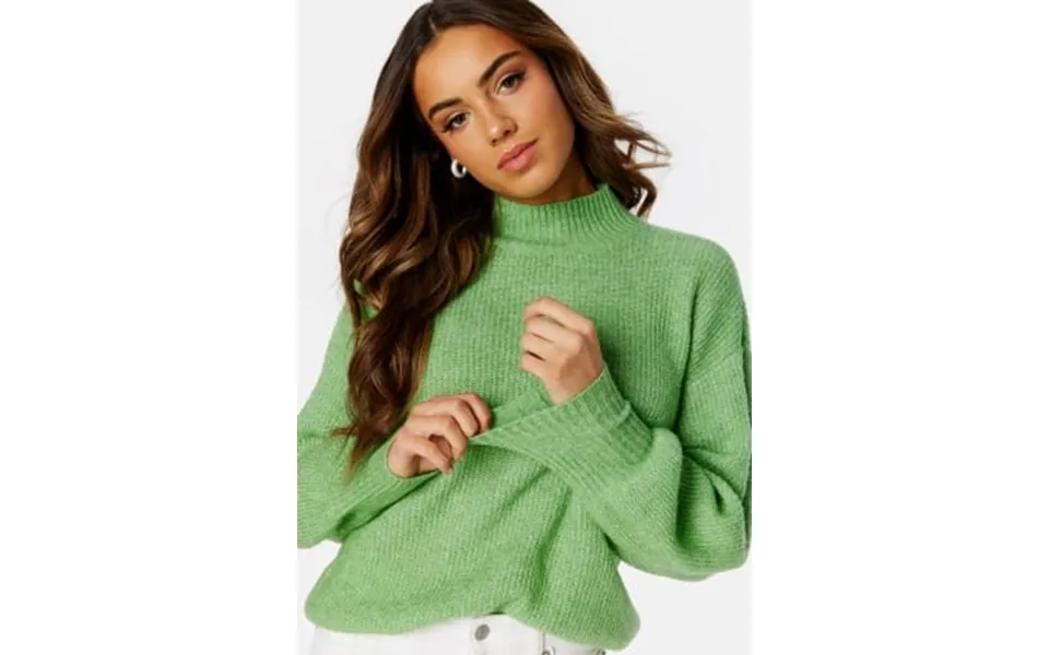 Bubbleroom Madina Knitted Sweater Light Green Xs