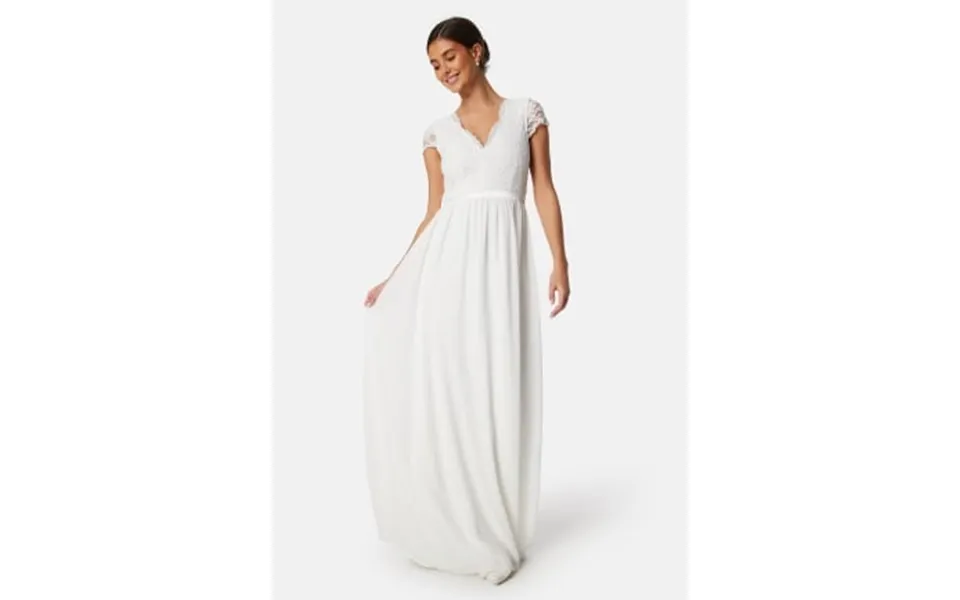 Bubbleroom occasion maybelle wedding gown white 36