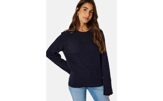 Gant Cable Knit C-neck Evening Blue Xs product image