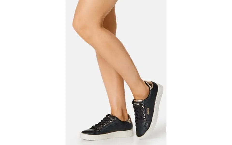 Guess Beckie Leather Sneakers Black Black 36