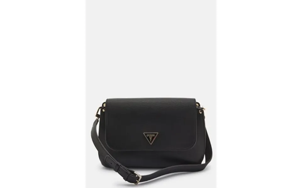 Guess Meridian Flap Crossbody Black One Size