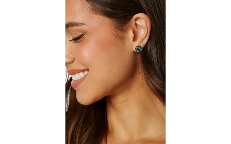 Lily And Rose Miss Sofia Earrings Emerald Black Diam One Size