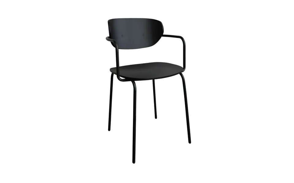 Arch dining chair - black