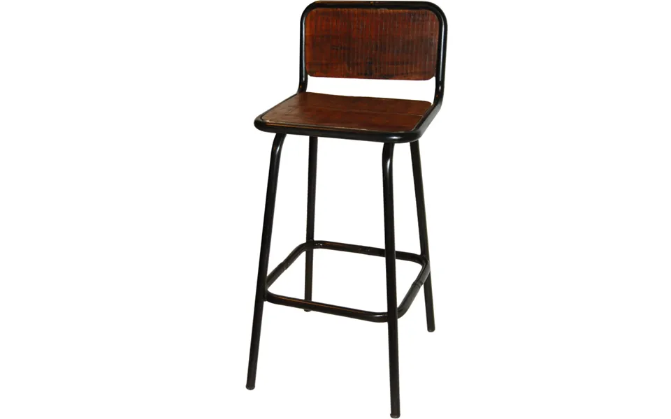 Helmer barstool with recycled wood