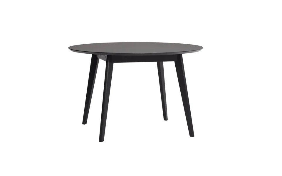 Stay dining table round - black