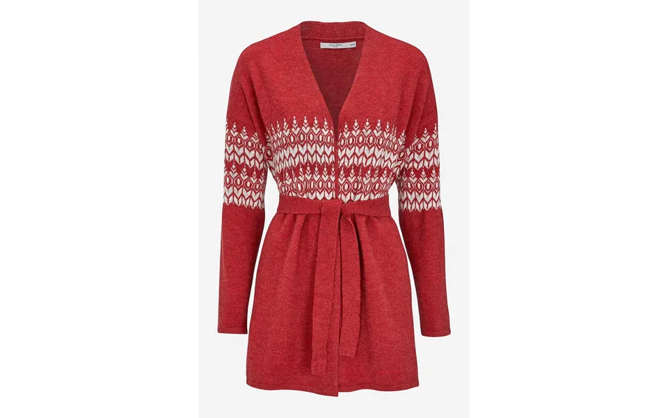 Jacquard-knitted cardigan bonnie