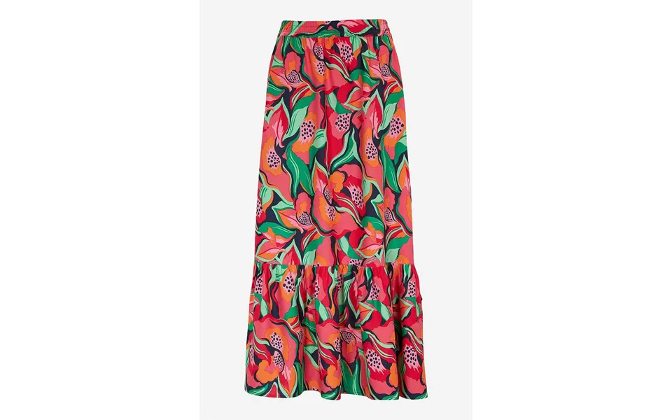 Pattern long skirt flora