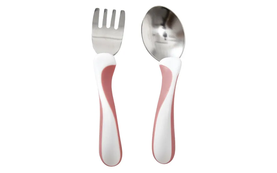 Bambino My First Fork & Spoon Cerise