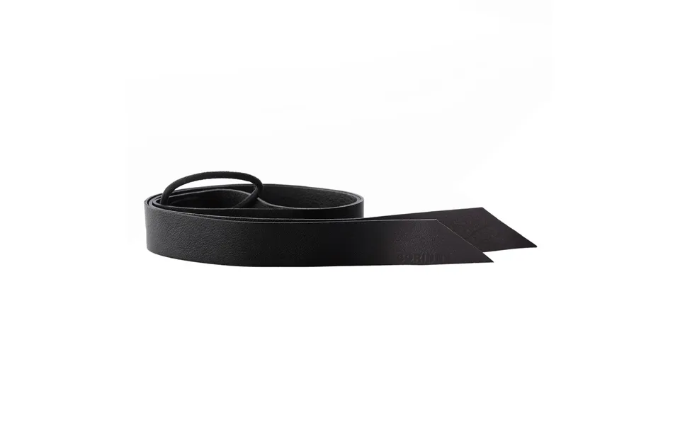 Corinne leather band long black