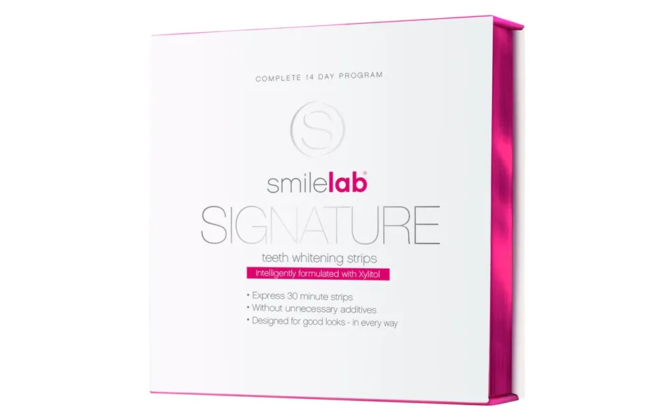 Smilelab signature teeth whitening strips 14pcs