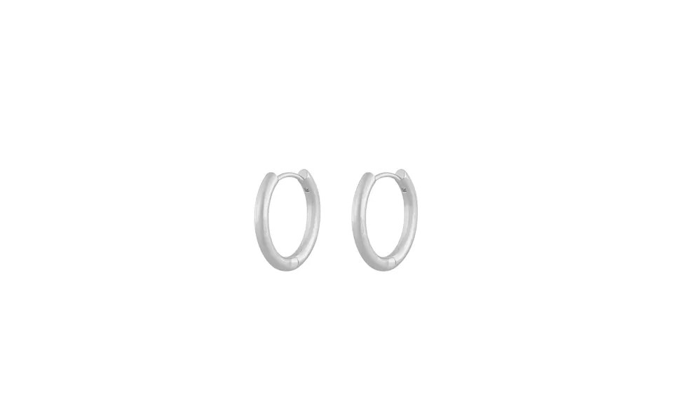 Snö Of Sweden Amsterdam Small Earring Plain Silver 20 Mm