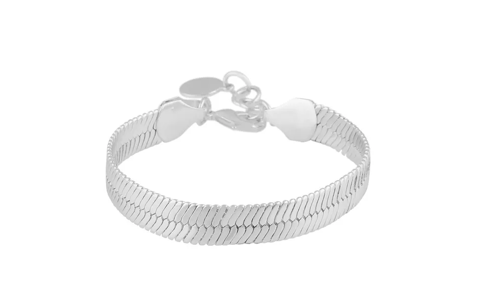 Twist of sweden bella chain bracelet plain silver one size