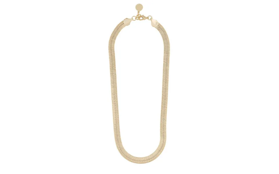 Twist of sweden bella chain necklace plain gold 45 cm