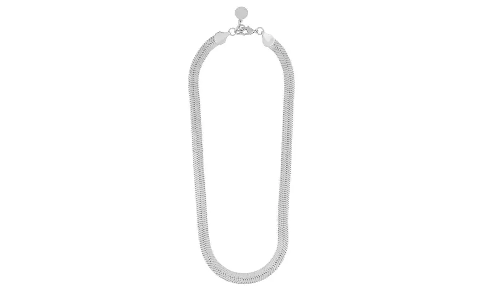 Snö Of Sweden Bella Chain Necklace Plain Silver 45 Cm