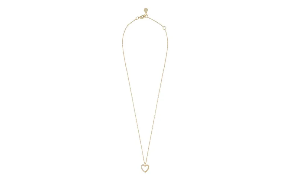 Twist of sweden brooklyn pendant necklace gold clear 45 cm