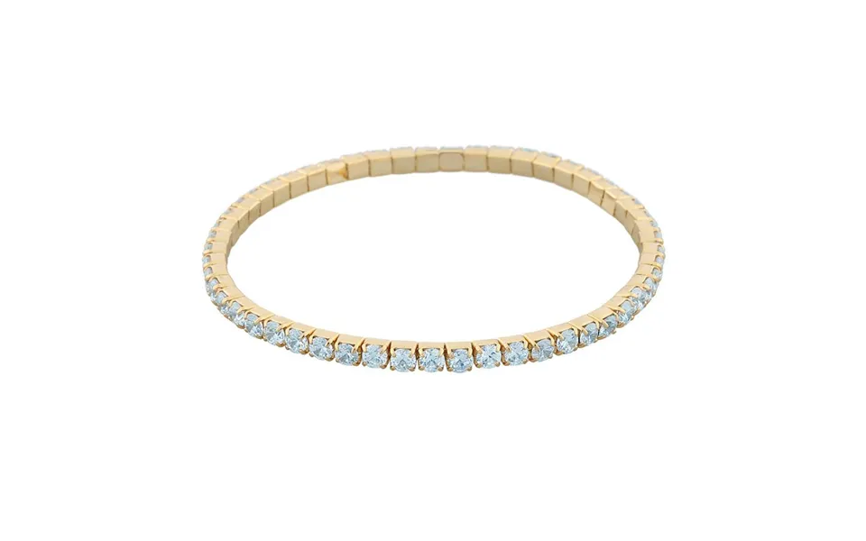 Snö Of Sweden Meadow Elastic Bracelet Gold Light Blue M L