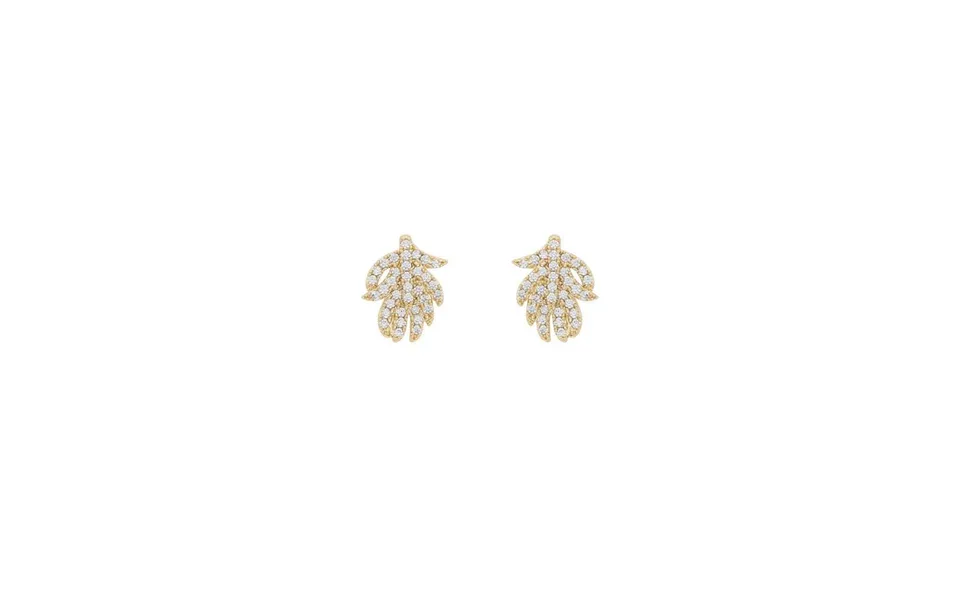 Snö Of Sweden North Earrings Gold Clear 10 Mm
