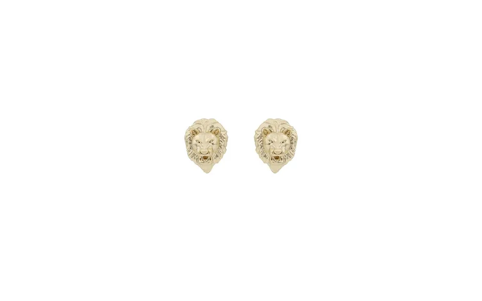 Twist of sweden oz lion earrings plain gold 10 mm