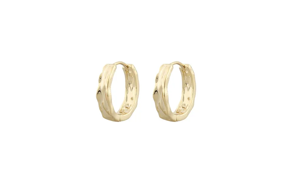 Snö Of Sweden Small Ring Earring Plain Gold