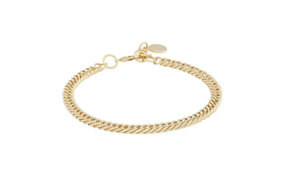 Twist of sweden south bracelet plain gold 18,5 cm