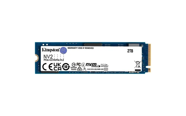 2 Tb Ssd Kingston Nv2 M.2 2280 Pcie 4.0 Nvme R3500 W2800 product image