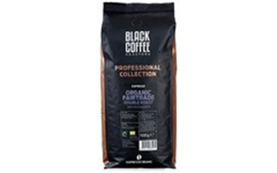 Espresso black coffee roasters doubles roast organic fair trade 1000g - hele beans