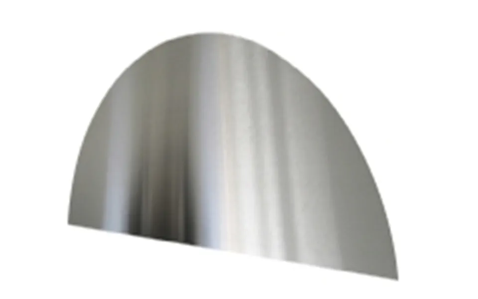 Home it curved splash plate 60 x 30 cm brushed stainless steel