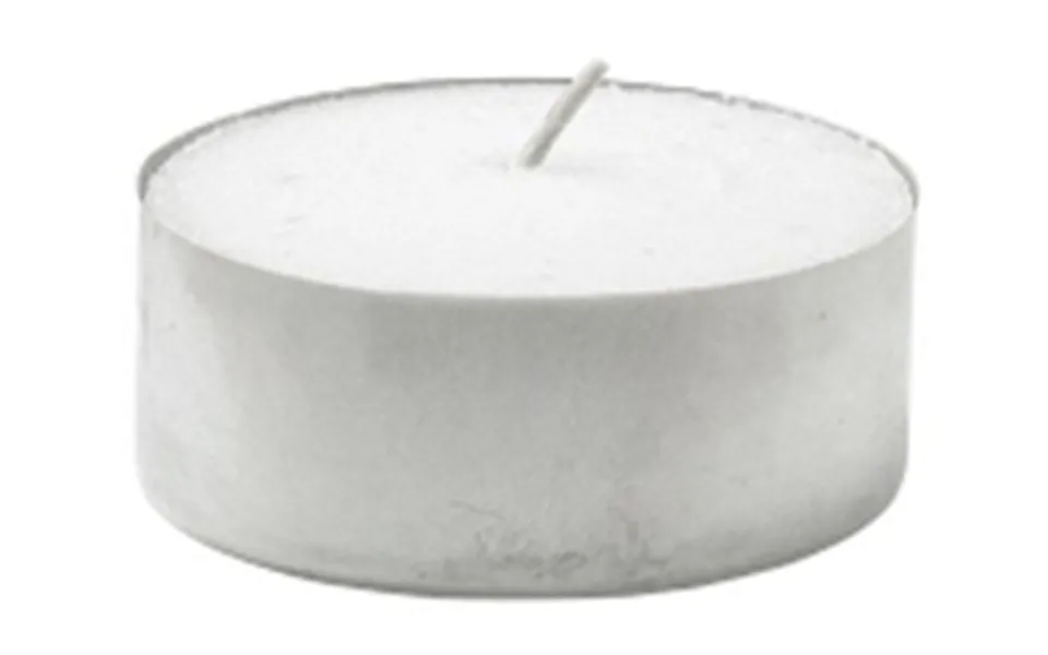 Candle duni fyrfadslys - hvid