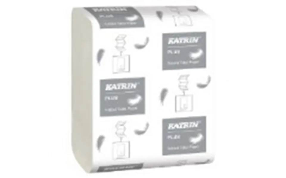 Toilet paper bulk in sheet katrin plus 2-lag 23x10.3Cm white,40 pk x 250 paragraph krt