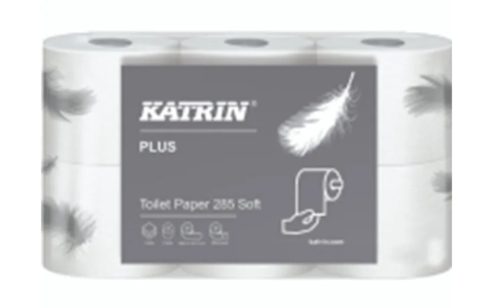 Toiletpapir Katrin Plus 285 Hvid 35m 3-lags - 7 Pakker X 6 Ruller