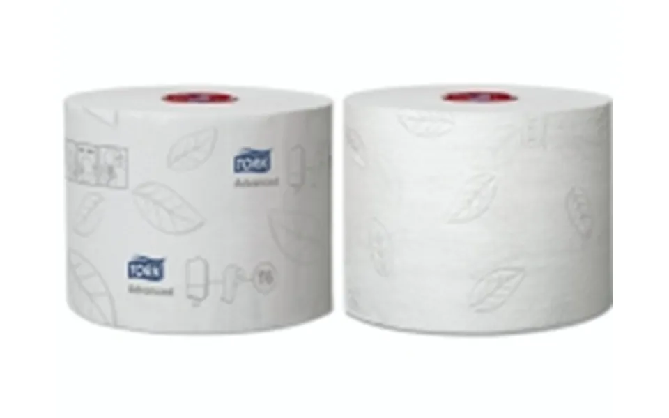 Toiletpapir Tork T6 Mid-size Advanced 2-lags Hvid 100m - 27 Ruller Pr